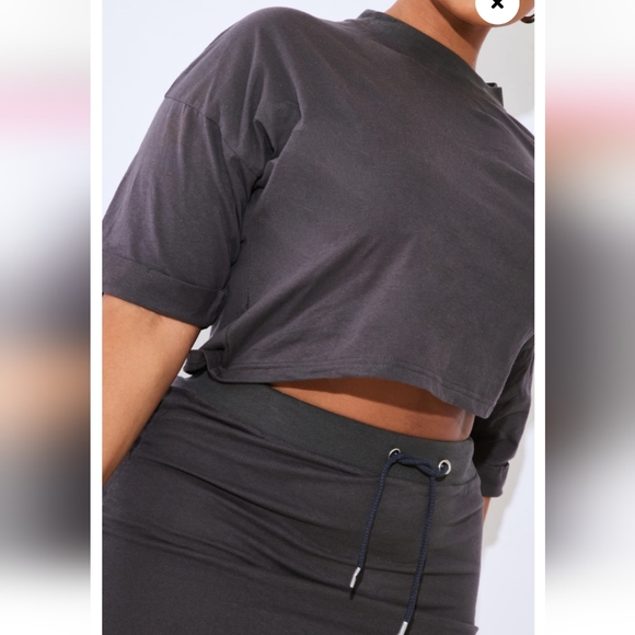 Grey pretty little thing 2 piece outfit - Picture 3 of 16